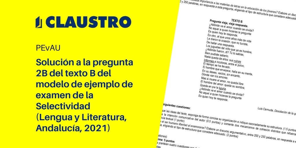 🔥 [Selectividad] Descarga Solucion Examen Lengua (pregunta 2b, Ejemplo ...