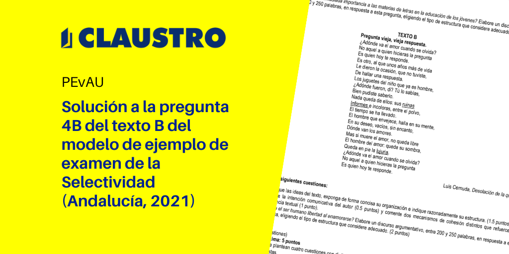 🔥 [Selectividad] Descarga Solucion Examen Lengua (pregunta 4b, Ejemplo ...