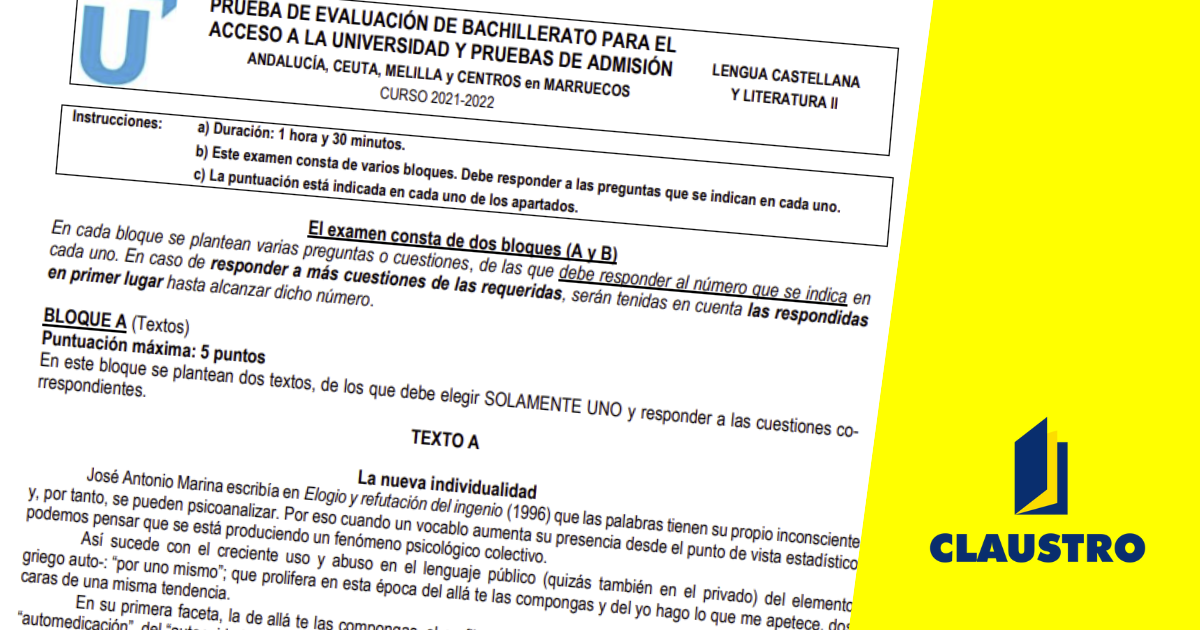 🔥 [Selectividad] Solución Pregunta Examen Lengua (junio 2022)